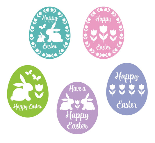 Easter Egg SVG – Cricut, Silhouette & Sublimation Cut File Canada Bundle | Bunny & Floral Designs (Digital Files)