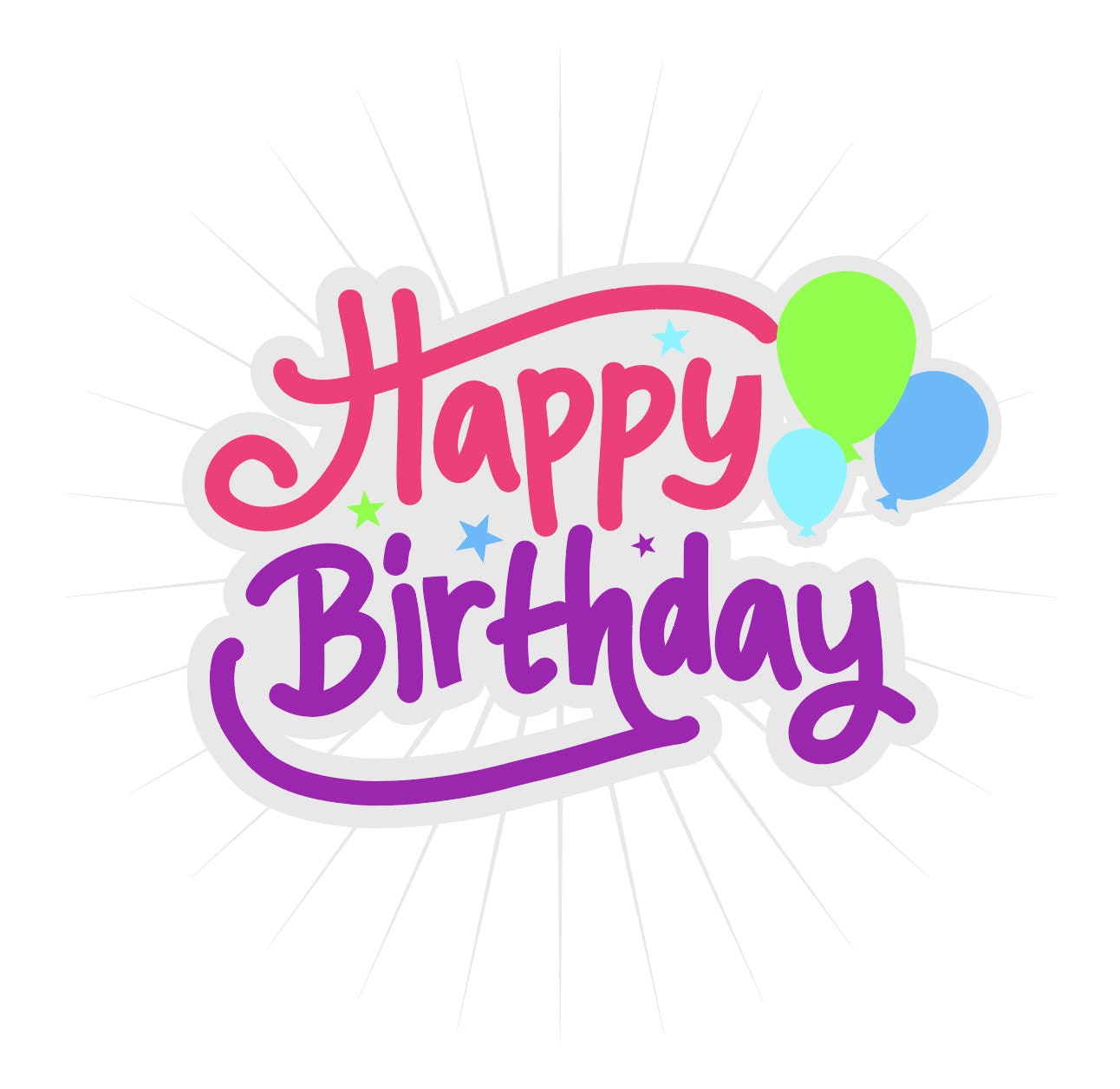 Happy Birthday Graphic Bundle | Anniversary | Birthday Vector | Celebration | Cricut Birthday Wish | png | svg | dfx | jpg