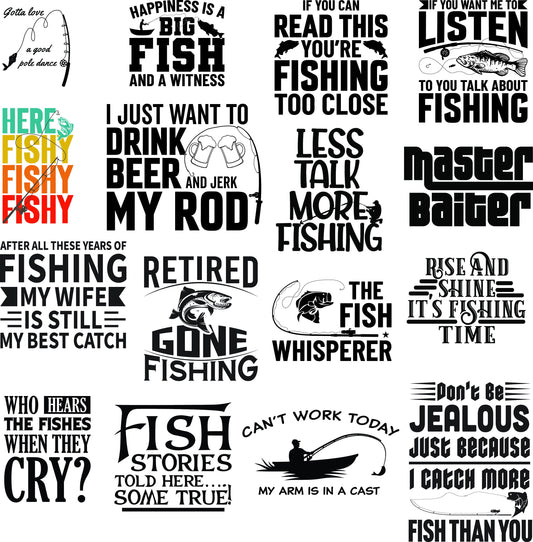 Funny Fishing SVG – Cricut, Silhouette & Sublimation Cut File Canada Bundle  Fishing Quotes & Graphics | Cricut and Silhouette Files | Instant Download