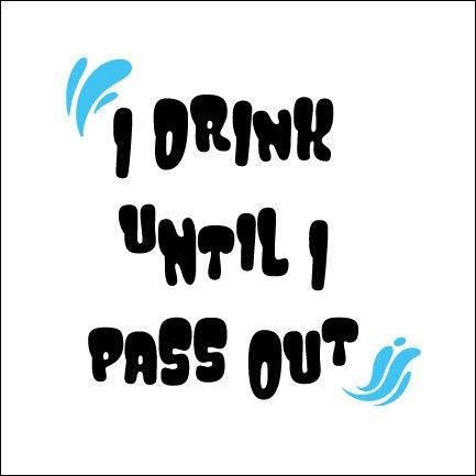 Funny Baby SVG – Cricut, Silhouette & Sublimation Cut File Canada – Cricut, Silhouette & Sublimation Cut File Canada – “I Drink Until I Pass Out” Onesie Design for Cricut, Silhouette & Sublimation | Baby Shower Gift Cut File Canada
