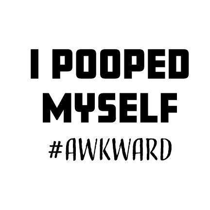 Funny "I Pooped Myself" Baby Bodysuit Graphic (svg, png, dxf, jpg)