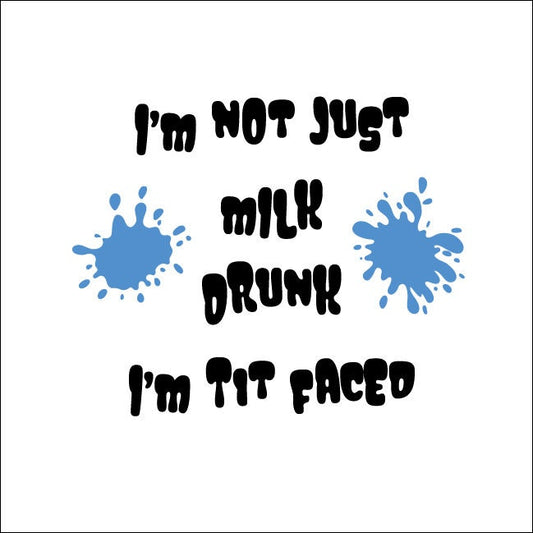 Funny Baby Bodysuit Cut File, Milk Drunk, Svg Png Dxf Jpg (Instant Download)