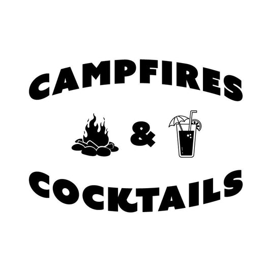 Campfires and Cocktails SVG – Cricut, Silhouette & Sublimation Cut File Canada  Funny Camping Quote (Digital Download)