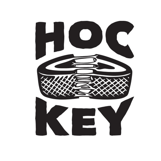 Funny Hockey SVG – Cricut, Silhouette & Sublimation Cut File Canada | HOC-KEY Puck Design (Digital Download)