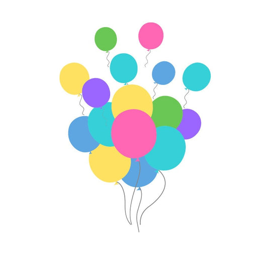 Colorful Balloons SVG – Cricut, Silhouette & Sublimation Cut File Canada  Party Graphic, Instant Download