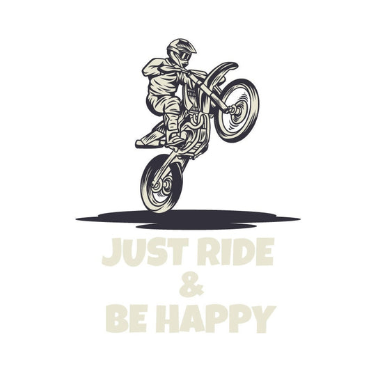 Motocross Rider Wheelie SVG – Cricut, Silhouette & Sublimation Cut File Canada | Biker Quote Design (Digital Download)