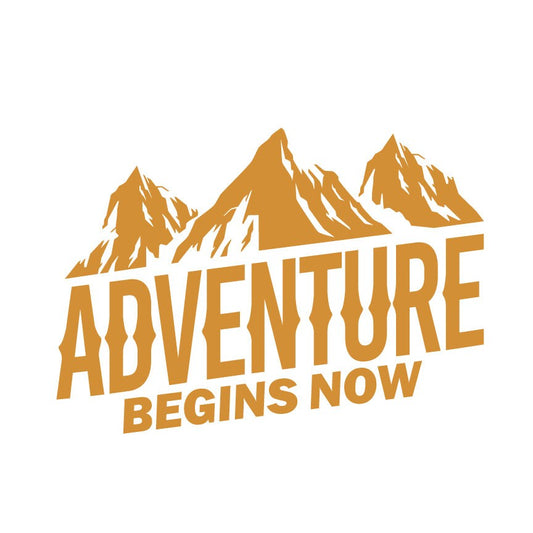 Adventure Begins Now SVG – Cricut, Silhouette & Sublimation Cut File Canada – Mountain & Outdoor Design for Cricut, Silhouette & Sublimation | Hiking, Camping & Travel Digital Cut Files Canada