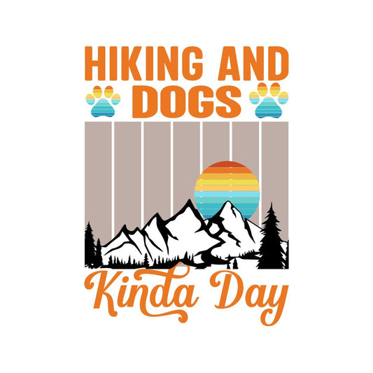 Hiking and Dogs SVG – Cricut, Silhouette & Sublimation Cut File Canada | Outdoor Adventure Pet Lover (Digital Download)