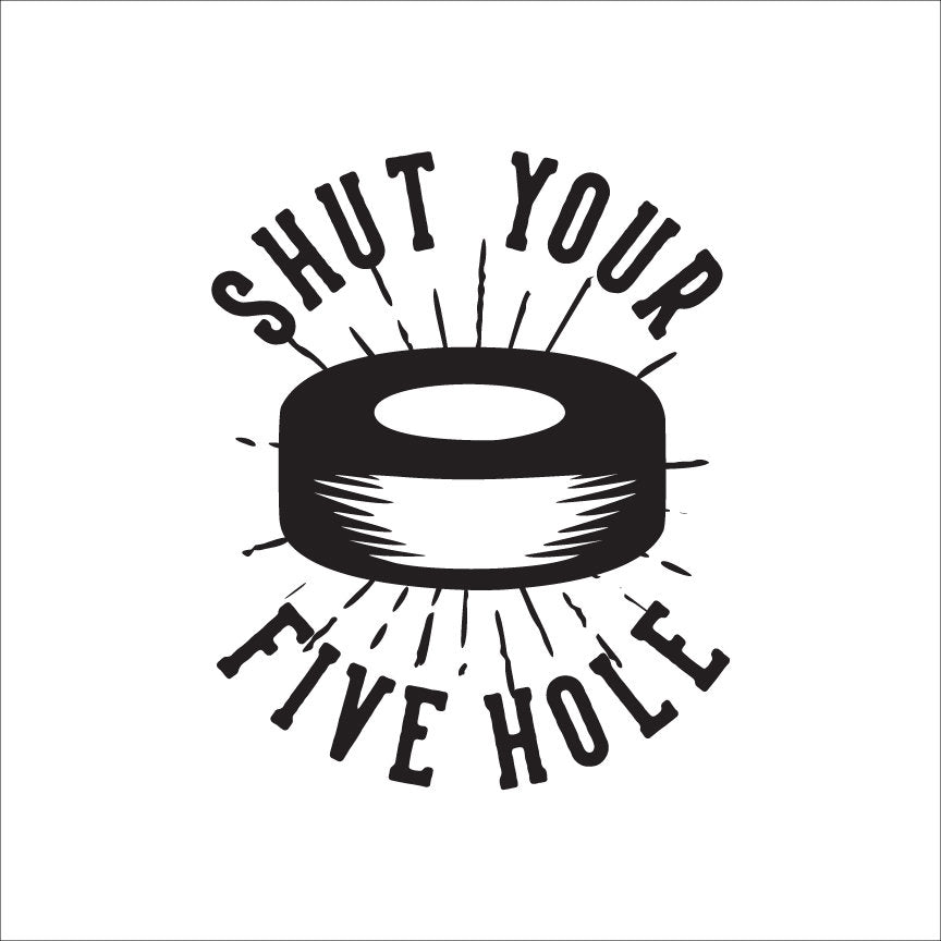 Funny Hockey Puck SVG – Cricut, Silhouette & Sublimation Cut File Canada | Goalie Quote Design (Digital Download)
