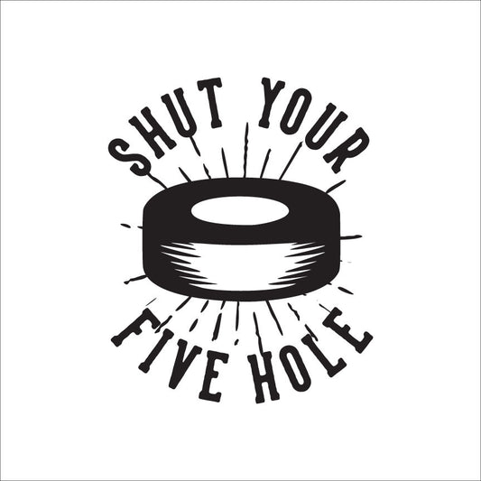Funny Hockey Puck SVG – Cricut, Silhouette & Sublimation Cut File Canada | Goalie Quote Design (Digital Download)