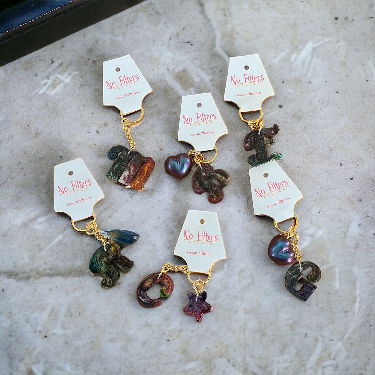 Letter Key Chains | Alphabet Keychains | Resin Craft | Epoxy Resin