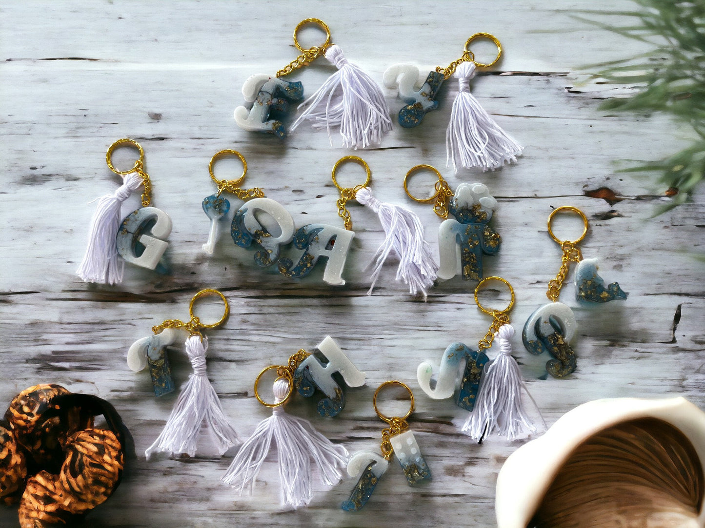 Letter Key Chains | Alphabet Keychains | Resin Craft | Epoxy Resin