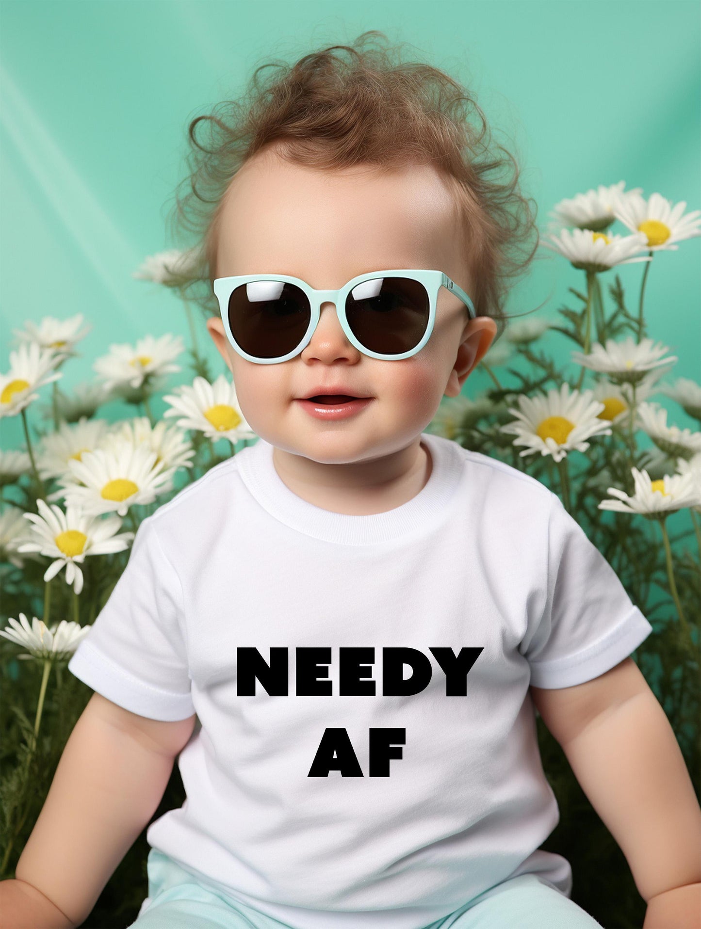 Needy AF Graphic | Funny Baby Bodysuit Cut File | svg png dxf jpg  Instant Download