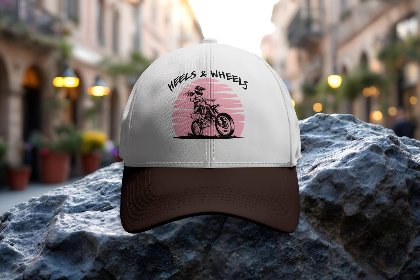 Heels & Wheels Dirt Bike Rider SVG | Women's Motocross Design (Digital Download)