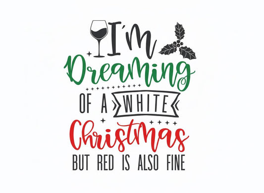 White Christmas Wine Quote SVG | Funny Holiday Cut File (Digital Download)