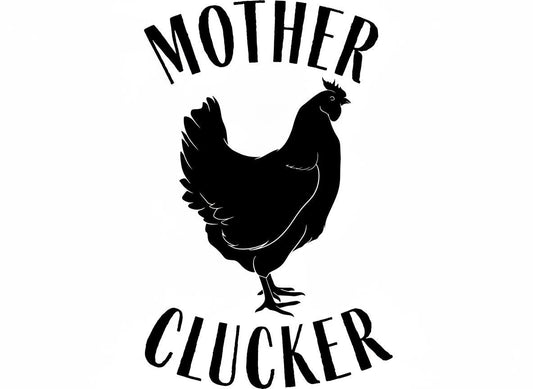 Funny Farming SVG – Cricut, Silhouette & Sublimation Cut File Canada | Mother Clucker Chicken Design (Digital Download)