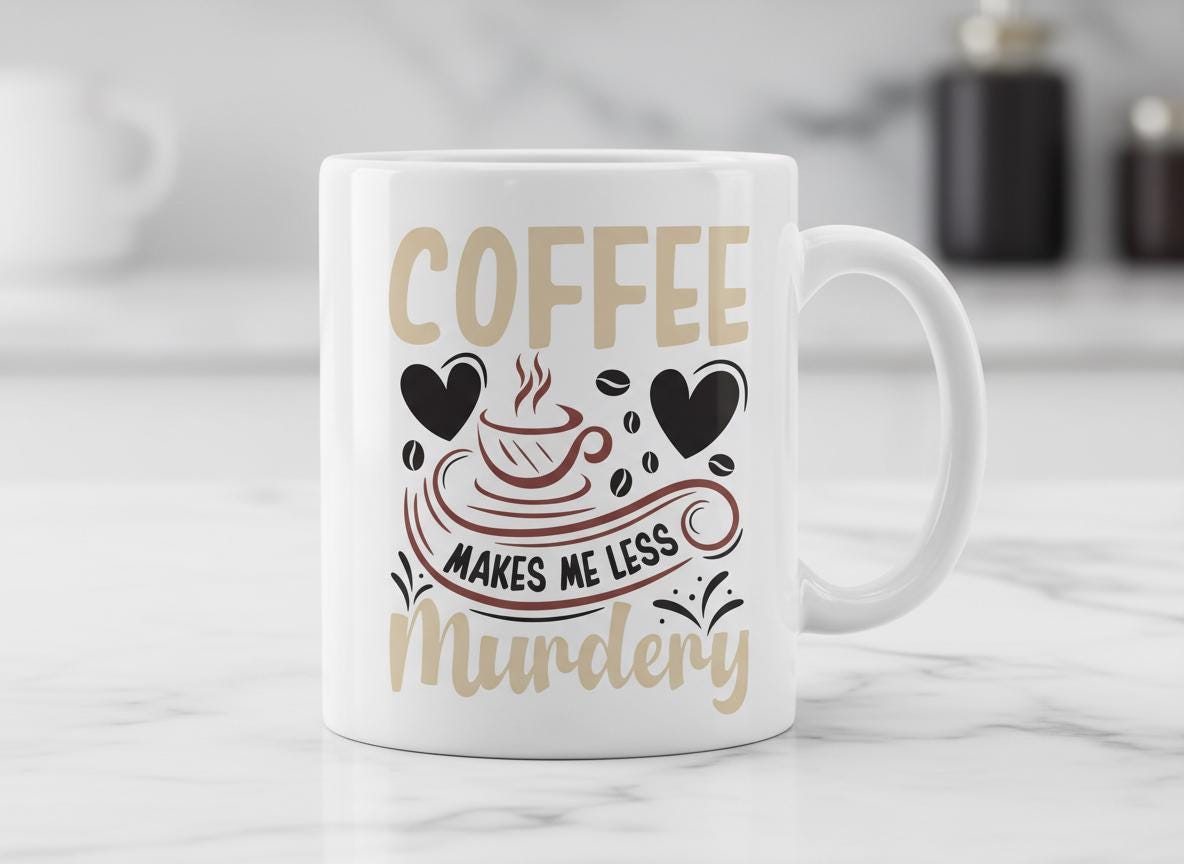 Funny Coffee Quote SVG | Sarcastic Caffeine Lover Cut File