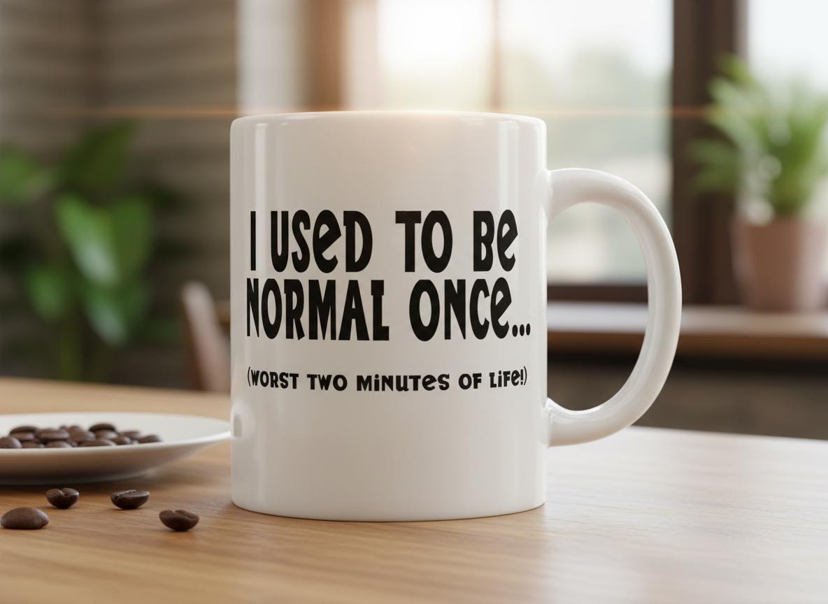 I Used to Be Normal Once SVG (Digital Download) | Sarcastic Comment