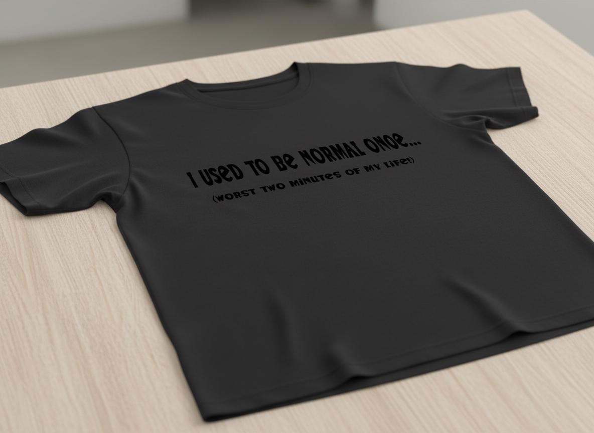 I Used to Be Normal Once SVG (Digital Download) | Sarcastic Comment