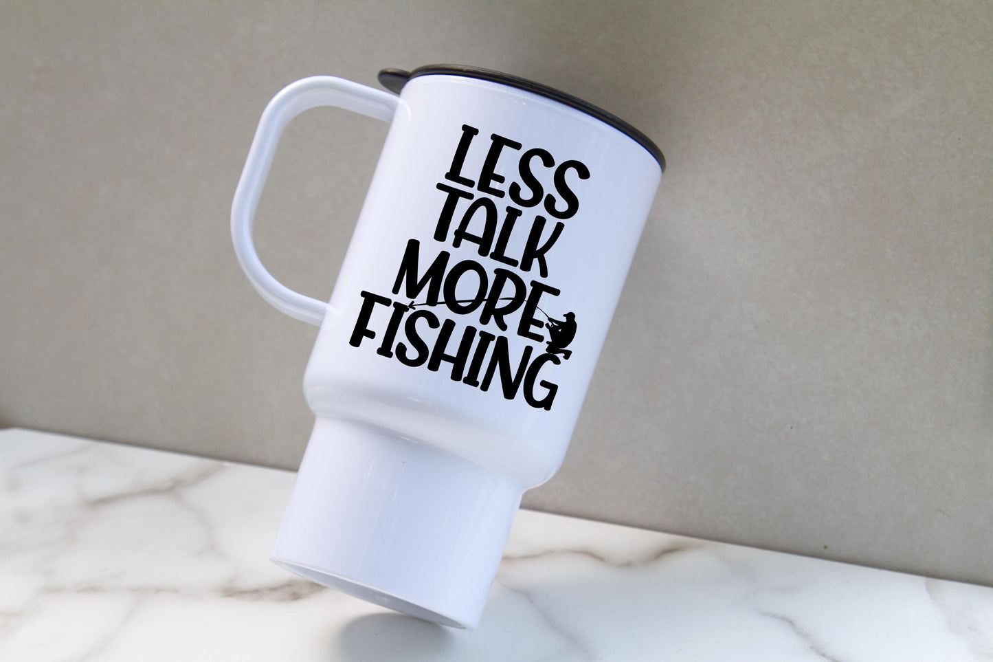 Funny Fishing Quote SVG | Less Talk More Fishing Cut File