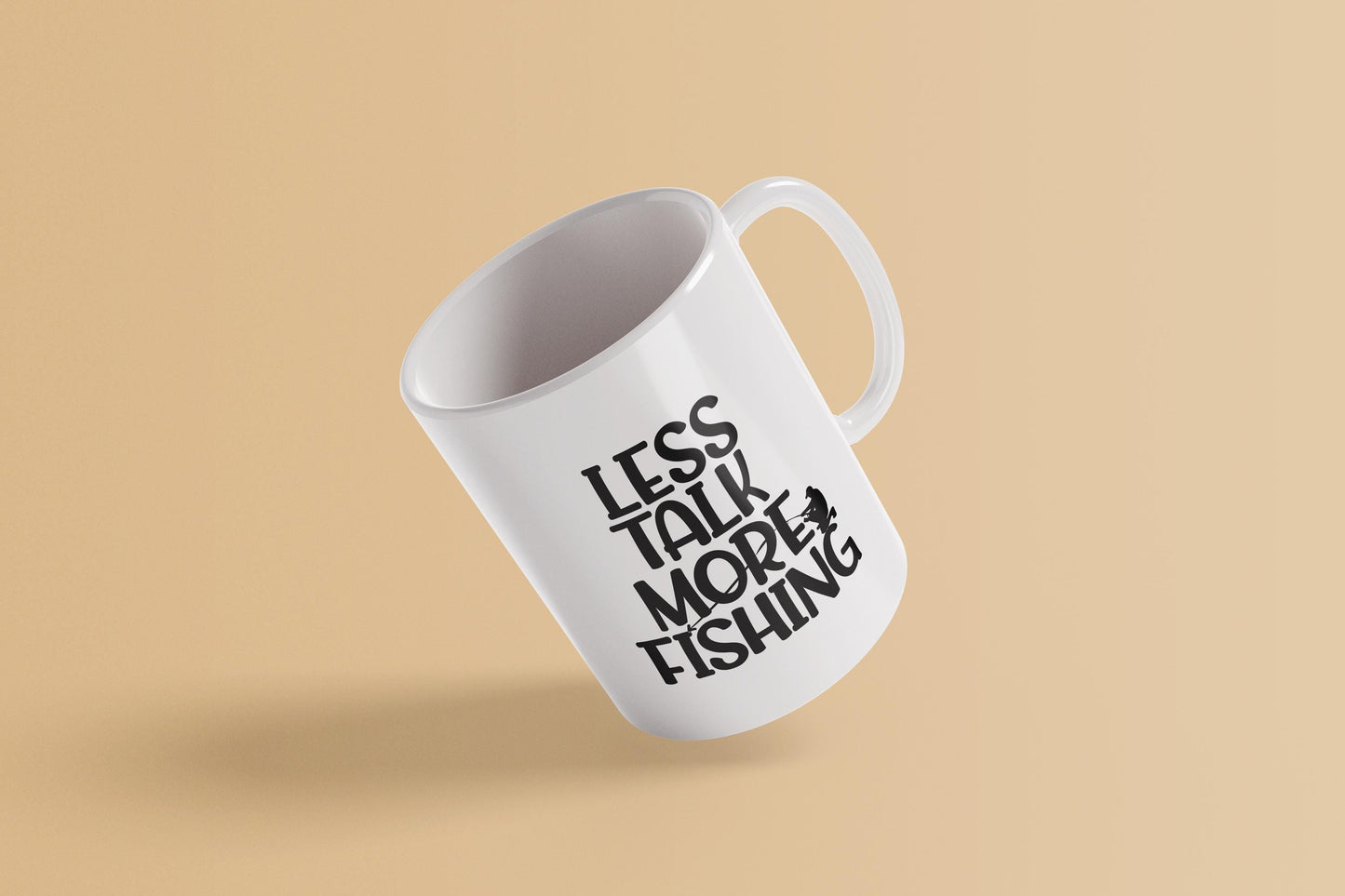 Funny Fishing Quote SVG | Less Talk More Fishing Cut File