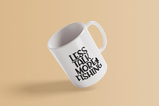 Funny Fishing Quote SVG | Less Talk More Fishing Cut File