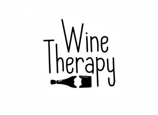 Wine Therapy SVG – Cricut, Silhouette & Sublimation Cut File Canada  Funny Wine Quote (Digital Download)