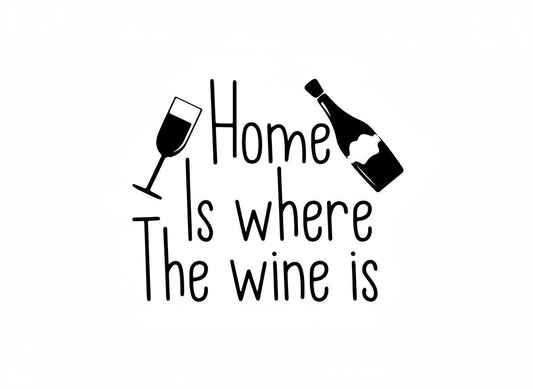 Wine Quote SVG – Cricut, Silhouette & Sublimation Cut File Canada | Funny Home Decor Design (Digital Download)