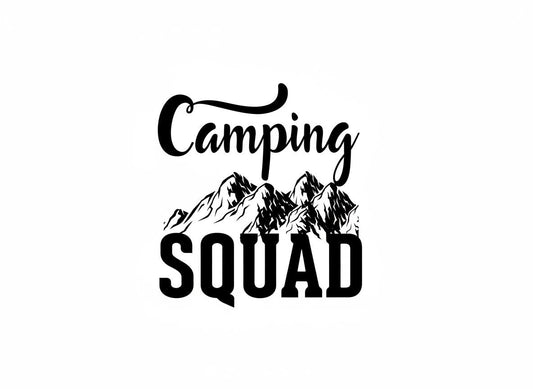 Camping Squad SVG – Cricut, Silhouette & Sublimation Cut File Canada  Funny Quote, Campfire Design (Digital Download)