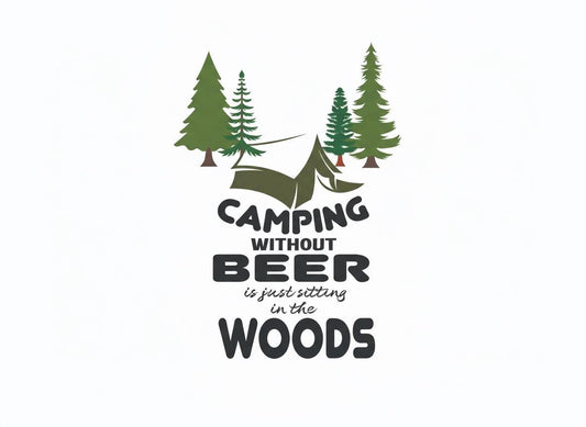 Funny Camping Without Beer SVG – Cricut, Silhouette & Sublimation Cut File Canada  Outdoors Quote (Digital Download)