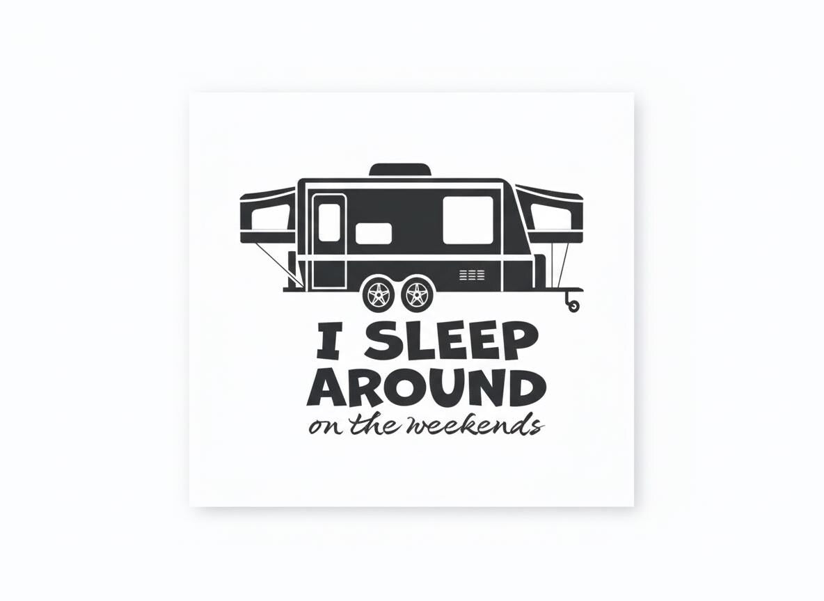 I Sleep Around SVG – Cricut, Silhouette & Sublimation Cut File Canada  Funny Quote Design  Instant Download svg  dxf  png  jpg