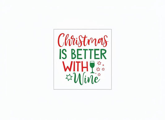 Christmas Wine Quote SVG – Cricut, Silhouette & Sublimation Cut File Canada | Funny Holiday Cut File (Digital Download)