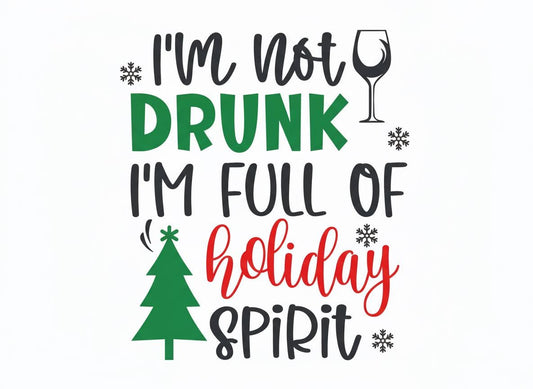 Funny Christmas Quote SVG – Cricut, Silhouette & Sublimation Cut File Canada | Holiday Spirit, Wine Lover (Digital Download)