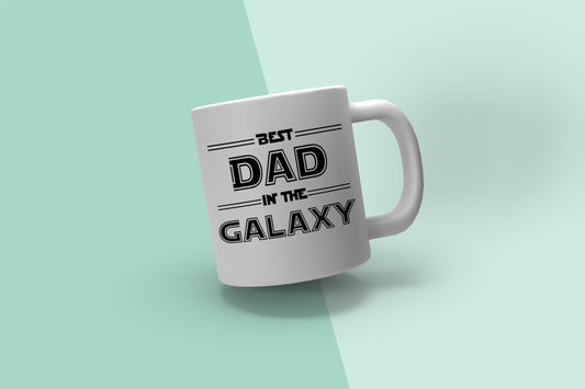 Best Dad in the Galaxy-Cricut, Silhouette, Sublimation Cut File Canada-Funny Space Fathers Day Design (digital download)