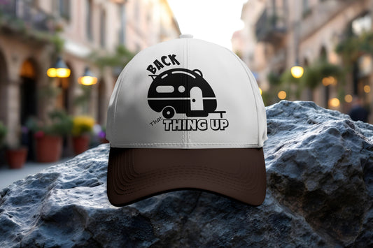 Back That Thing Up SVG-Cricut, Silhouette, Sublimation Cut File Canada-Funny Retro Camper Trailer-RV Life (Digital Download)